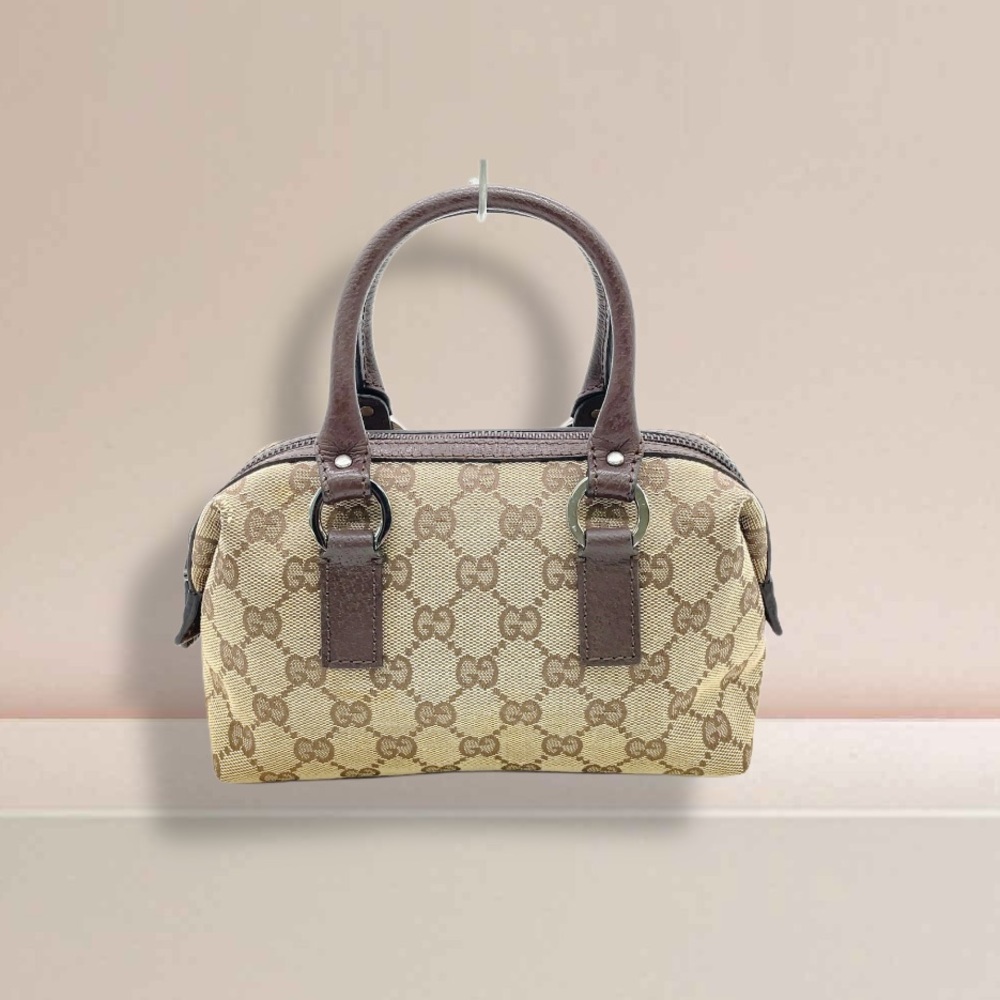 Gucci GG Monogram Mini Boston Bag 100% Authentic ***SOLD****